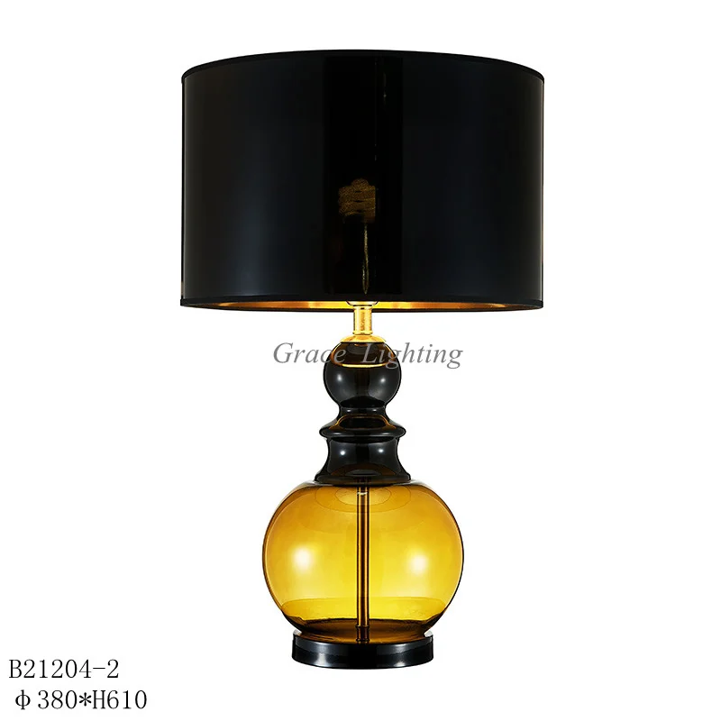 Amber Glass Floor Lamp lighting offer