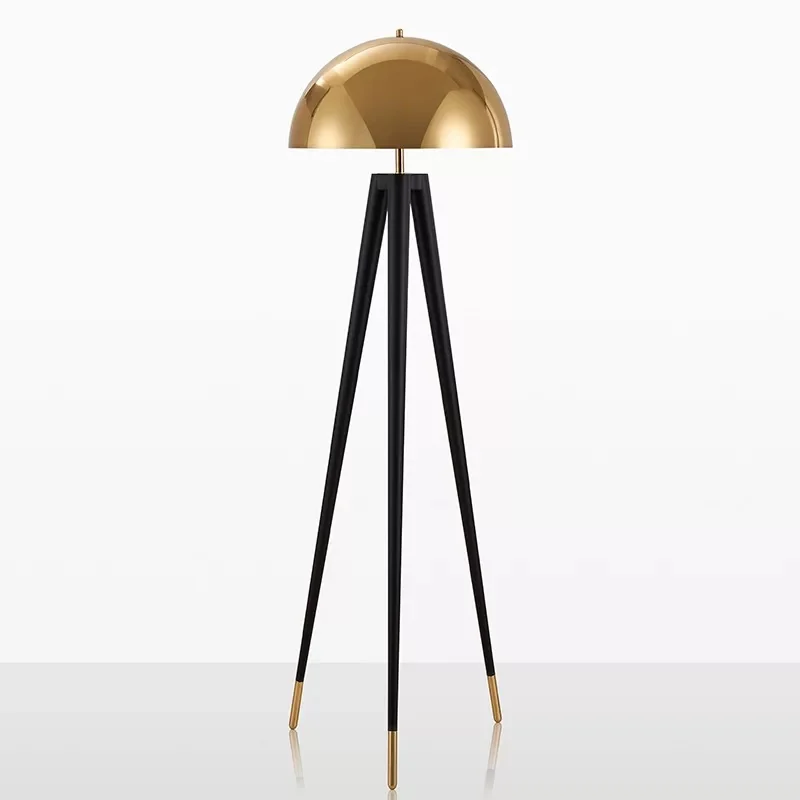 Brass Wood Floor Lamp lighting offer