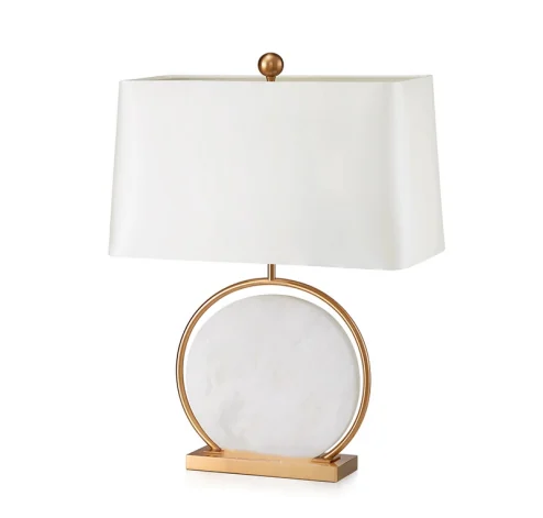 White Stone Table Lamp - Alternate Design 3 lighting offer