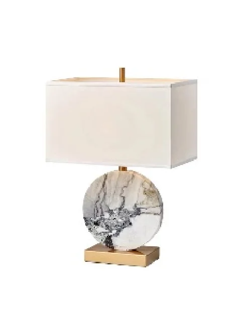 White Stone Table Lamp - Alternate Design 6 lighting offer