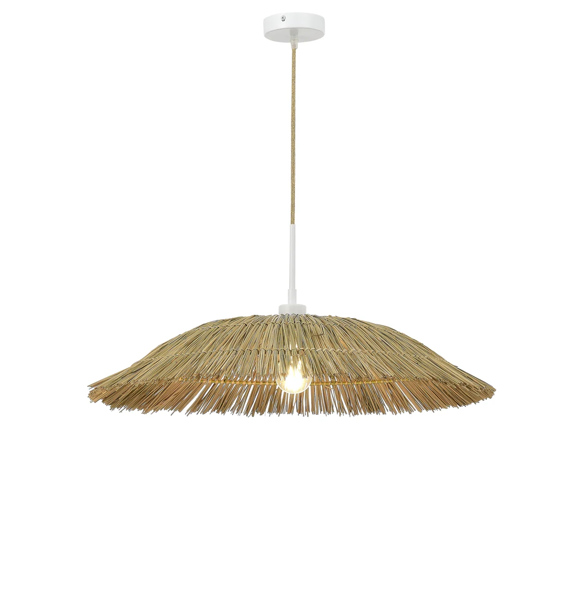 Natural Rattan Pendant Light - Alternate Design 3 lighting offer