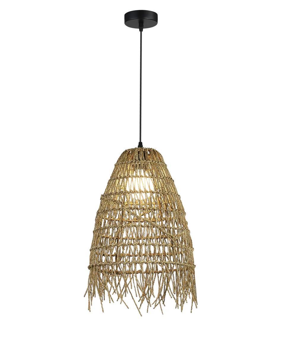 Small Natural Rattan Pendant Light - Alternate Design 3 lighting offer
