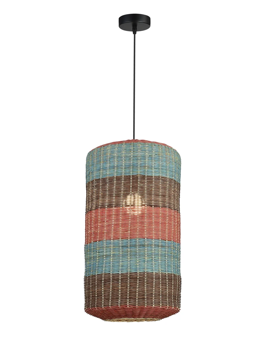 Large Red Rattan Pendant Light lighting offer