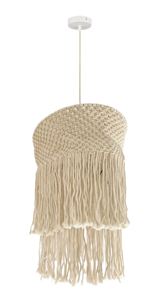 Natural Fabric Pendant Light - Alternate Design lighting offer