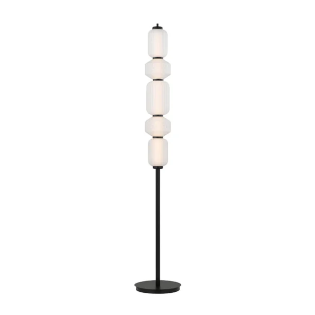 White Glass Column Floor Lamp lighting offer